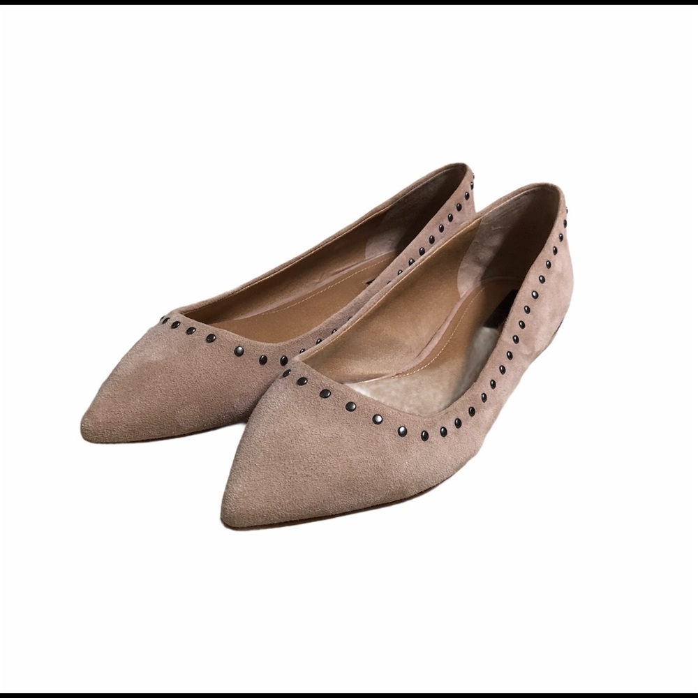 Tahari Elda Studded Flat Loafer Blush Women’s